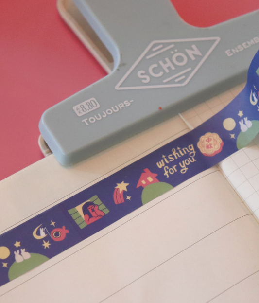 "Wishing for you" washi tape, 15mm x 10m