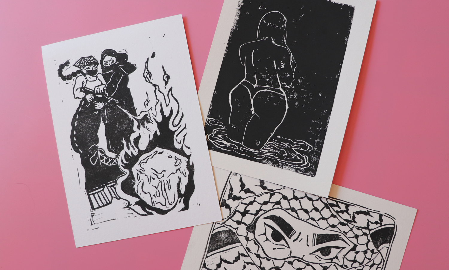 Linocut prints