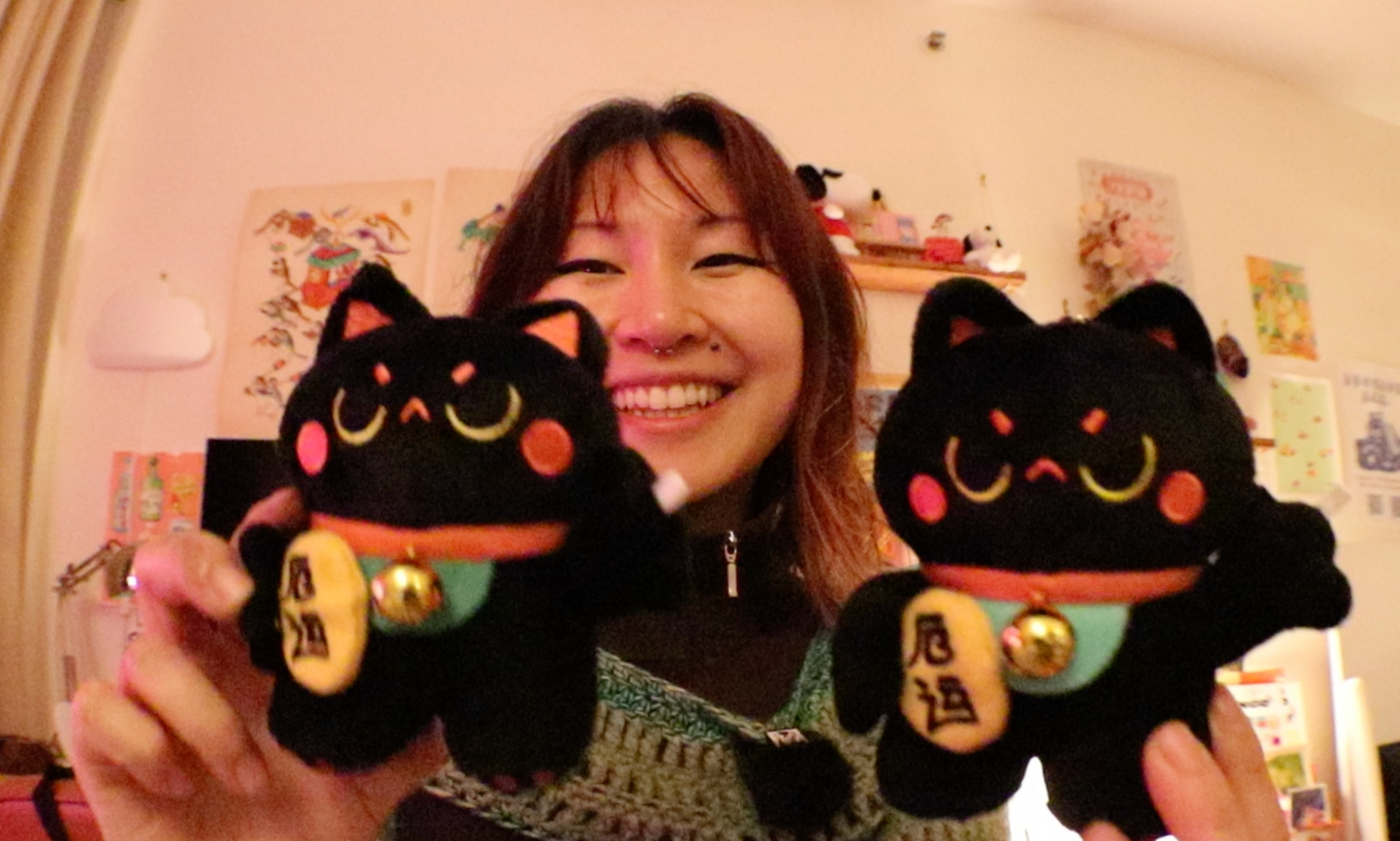 [PRE-ORDER INTEREST] "Unlucky Cat" plushie