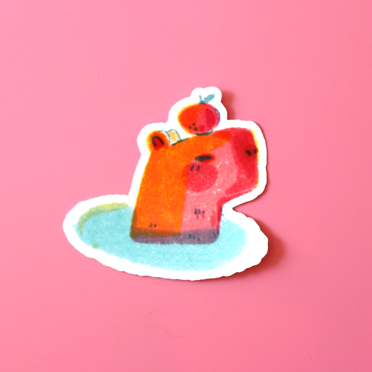 "Capybara" sticker