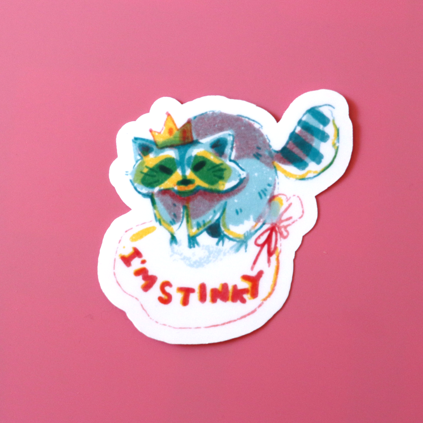 "I'm Stinky" sticker