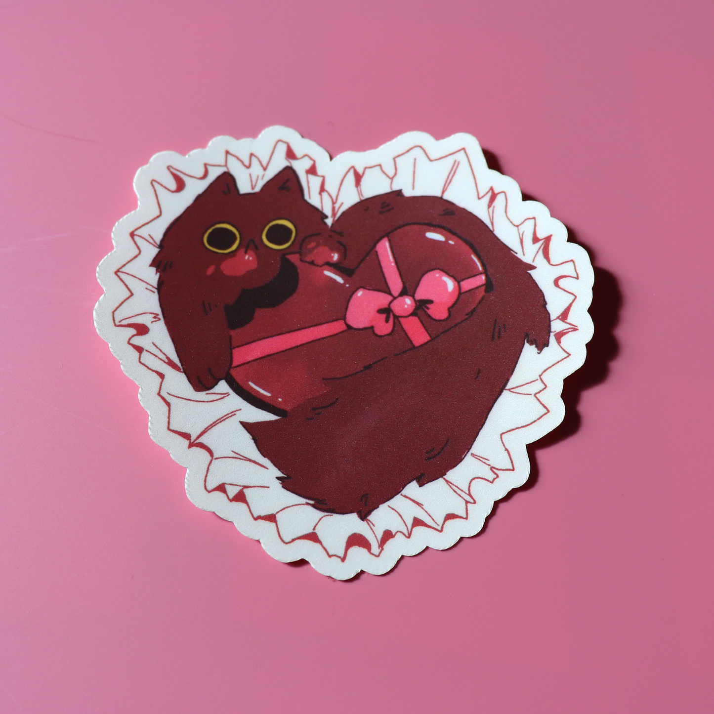 "Chocolate Kitty" sticker